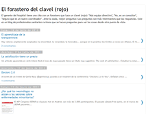 Tablet Screenshot of elforasterodelclavel.blogspot.com
