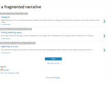 Tablet Screenshot of afragmentednarrative.blogspot.com