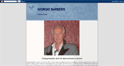 Desktop Screenshot of giorgiobarberiscriticodarte.blogspot.com
