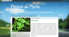 Desktop Screenshot of petiscosdahorta.blogspot.com
