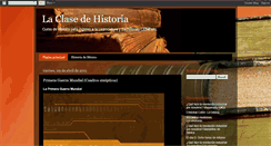 Desktop Screenshot of la-clase-de-historia.blogspot.com