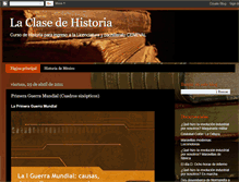 Tablet Screenshot of la-clase-de-historia.blogspot.com