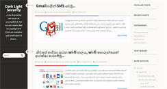 Desktop Screenshot of darklightsecurity.blogspot.com