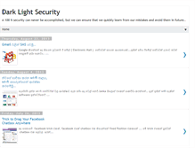 Tablet Screenshot of darklightsecurity.blogspot.com