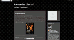 Desktop Screenshot of alexandralissoni.blogspot.com