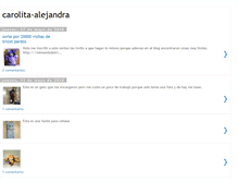 Tablet Screenshot of carolita-alejandra.blogspot.com