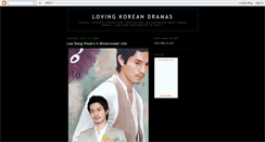 Desktop Screenshot of lovingkdramas.blogspot.com