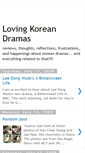 Mobile Screenshot of lovingkdramas.blogspot.com