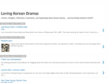 Tablet Screenshot of lovingkdramas.blogspot.com