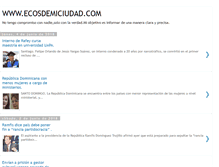 Tablet Screenshot of ecosdemiciudad.blogspot.com
