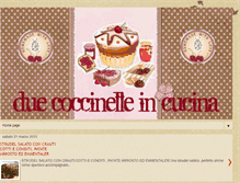 Tablet Screenshot of duecoccinelleincucina.blogspot.com