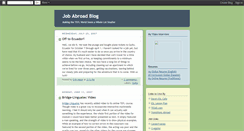 Desktop Screenshot of jobabroadblog.blogspot.com