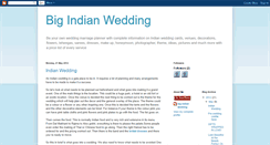 Desktop Screenshot of big-indianweddings.blogspot.com