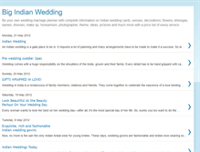 Tablet Screenshot of big-indianweddings.blogspot.com