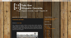 Desktop Screenshot of ninguemconcorda.blogspot.com