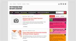 Desktop Screenshot of infokuliahgratis.blogspot.com