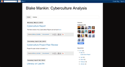 Desktop Screenshot of cybercultureanalysis.blogspot.com