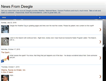 Tablet Screenshot of newsfromdeegle.blogspot.com