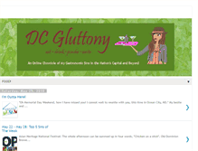 Tablet Screenshot of dcgluttony.blogspot.com