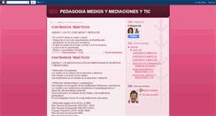 Desktop Screenshot of pedagogiamediosymediacionesytic.blogspot.com