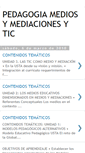 Mobile Screenshot of pedagogiamediosymediacionesytic.blogspot.com