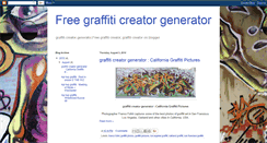 Desktop Screenshot of graffiticreatorgenerator.blogspot.com