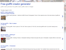 Tablet Screenshot of graffiticreatorgenerator.blogspot.com