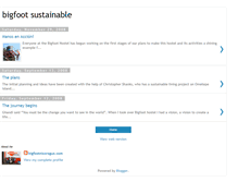 Tablet Screenshot of bigfootsustainable.blogspot.com