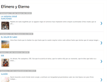 Tablet Screenshot of efimero-eterno.blogspot.com