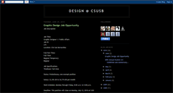 Desktop Screenshot of designcsusb.blogspot.com