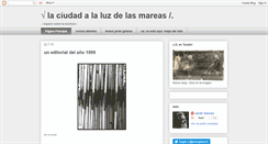 Desktop Screenshot of morirenlaciudadyvivirenelintento.blogspot.com