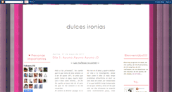 Desktop Screenshot of dulcesironias.blogspot.com