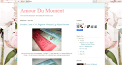 Desktop Screenshot of amourdumoment.blogspot.com