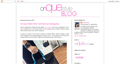 Desktop Screenshot of onquestyle.blogspot.com