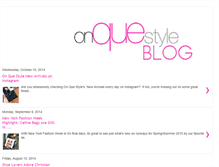 Tablet Screenshot of onquestyle.blogspot.com