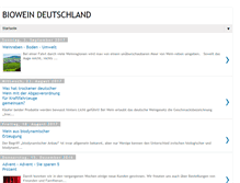 Tablet Screenshot of biowein.blogspot.com