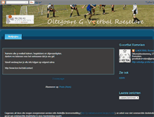Tablet Screenshot of gvoetbalroeselare.blogspot.com