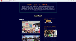 Desktop Screenshot of homelessinamerica.blogspot.com