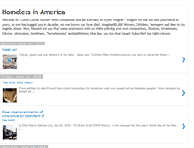 Tablet Screenshot of homelessinamerica.blogspot.com