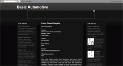 Desktop Screenshot of basicautomotive.blogspot.com