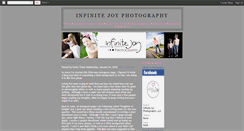 Desktop Screenshot of infinitejoyphotography.blogspot.com