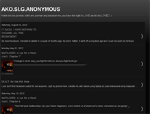 Tablet Screenshot of akosiganonymous.blogspot.com