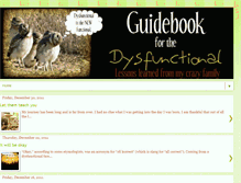 Tablet Screenshot of guidebookfordysfunctional.blogspot.com