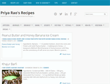 Tablet Screenshot of priyaraosrecipes.blogspot.com