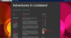 Desktop Screenshot of adventuresinlindaland.blogspot.com