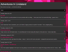 Tablet Screenshot of adventuresinlindaland.blogspot.com