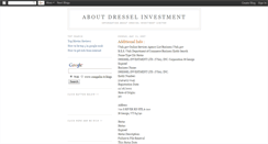 Desktop Screenshot of aboutdresselinvestment.blogspot.com