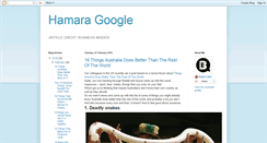 Desktop Screenshot of hamaragoogle.blogspot.com