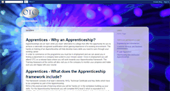 Desktop Screenshot of otctrainingapprentice.blogspot.com