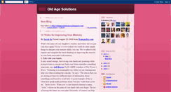 Desktop Screenshot of oldagesolutions.blogspot.com